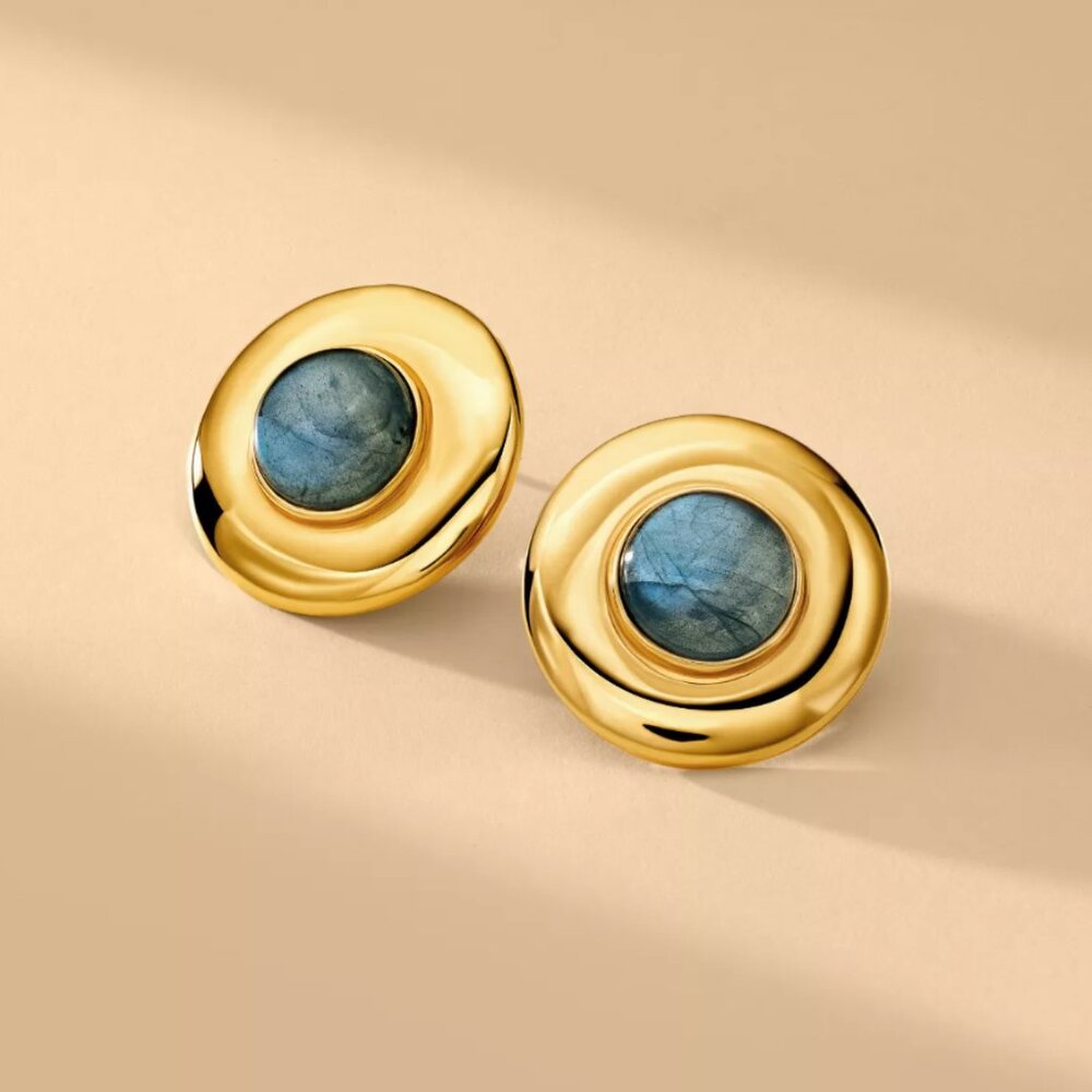 NWOT Aureum Blythe Gold Earrings